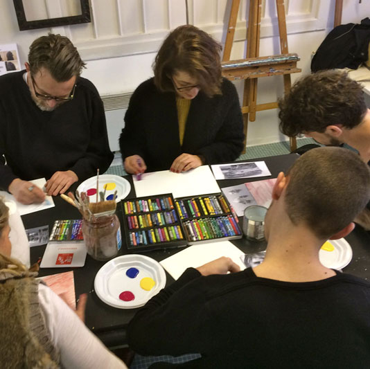 Visuel groupe : Art thérapie - Marie Leberquier